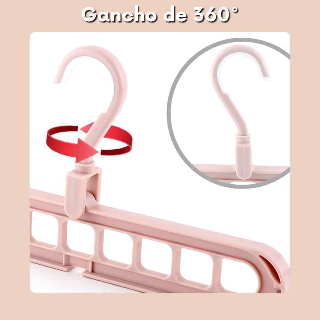 Percha 9 en 1 - Pack de 5